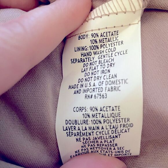 SL Fashions NY Gold Fringe Maxi Dress 14W NWT | Fall Wedding Guest | Cocktail Ev - Picture 13 of 15